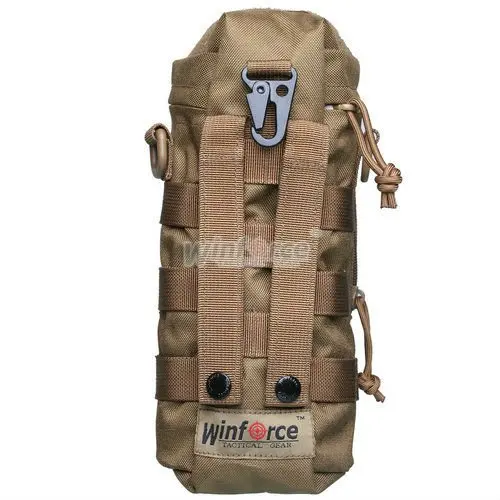 Ремень для тактического снаряжения WINFORCE/WU-15 держатель для бутылок MOLLE/ CORDURA/гарантированное качество военный и Открытый Универсальный мешочек