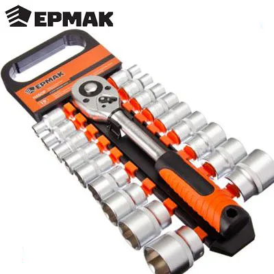 Набор инструментов &quotERMAK&quot трещотка головки 19 предметов | Инструменты