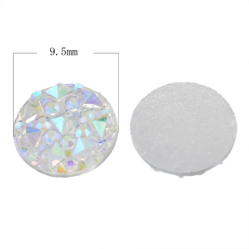 100 шт Мини Цветные полимерные Стразы кабошон подходят для самостоятельной сборки