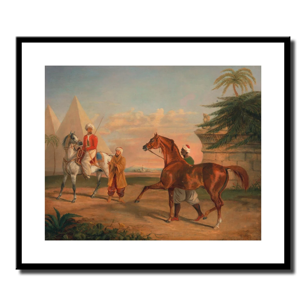 Mameluke приобретает арабский стальон холст Художественная печать картина плакат