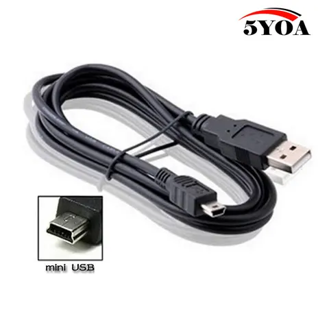 Кабель USB 0,8 M с разъемом «папа» на Mini B 5 Pin 5 P T для устройств MP3 MP4 Камера 2,0 компьютер на жестком диске - изображение