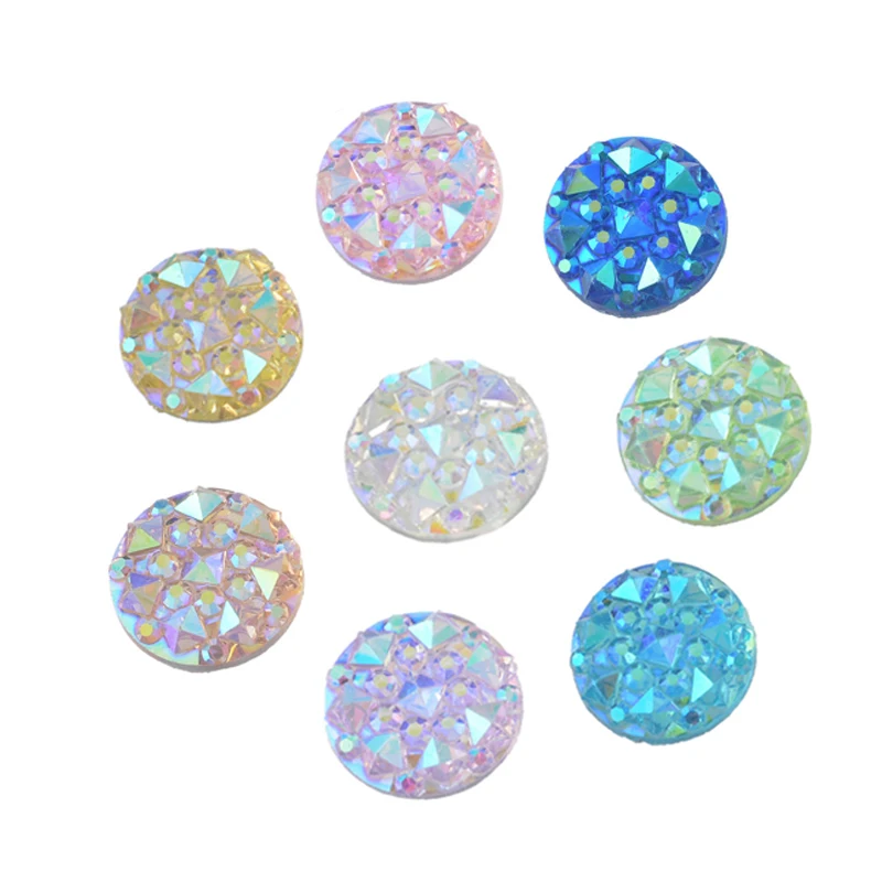 100 шт Мини Цветные полимерные Стразы кабошон подходят для самостоятельной сборки