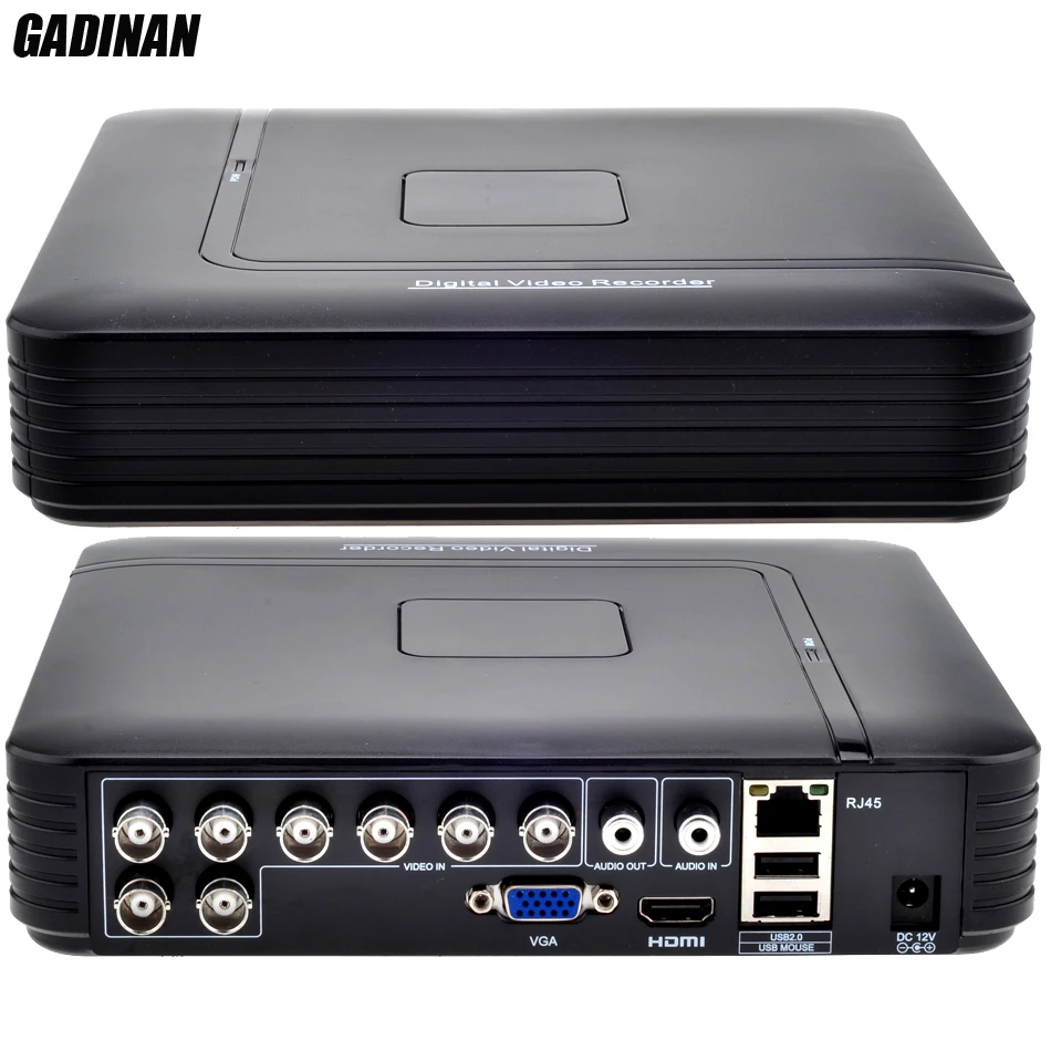 GADINAN AHD 8CH 1080N DVR система ONVIF mini NVR 5 в 1 TVI CVI IP HDMI H.264 P2P облачная Сеть CCTV DVR|mini nvr|mini nvr 8chnvr