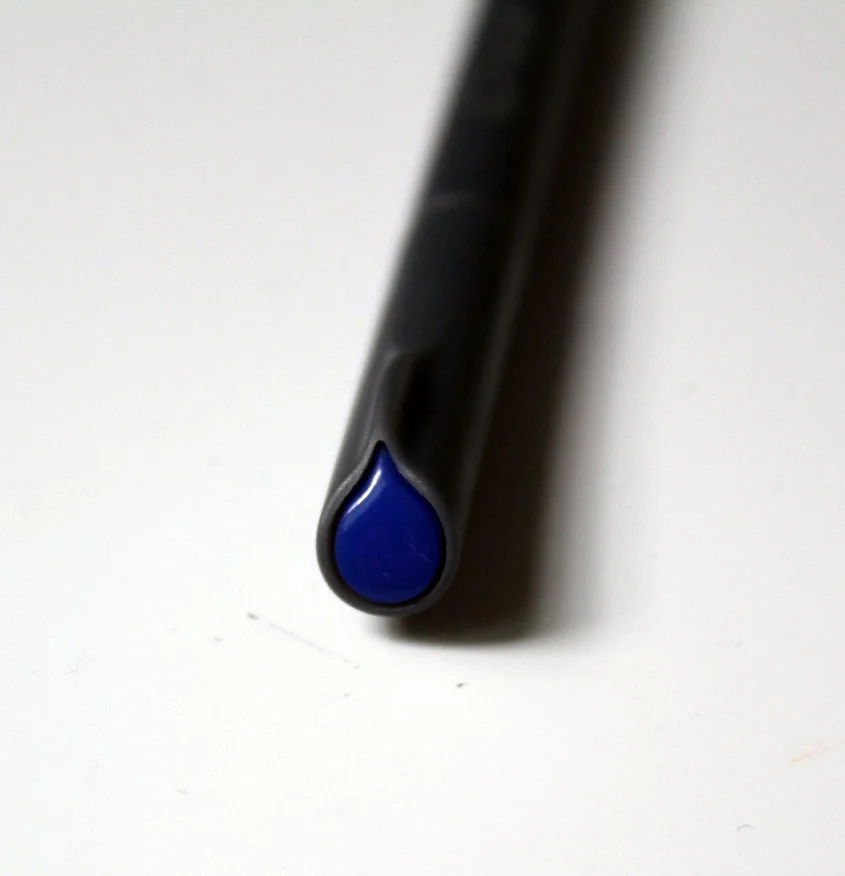 dark blue Набор цветных ручек Fineliner, 0,38 мм цветные тонкие карандаши для рисования эскизов, упаковка из 10 разных цветов желтый красный фиолетовый зеленый синий - Цвет: dark blue