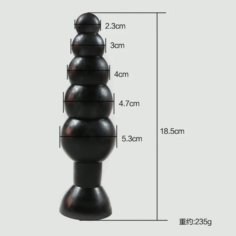 Zerosky Super Big Size Anal Plug Butt Booty Beads Sex Toys For Male And Female | Красота и здоровье