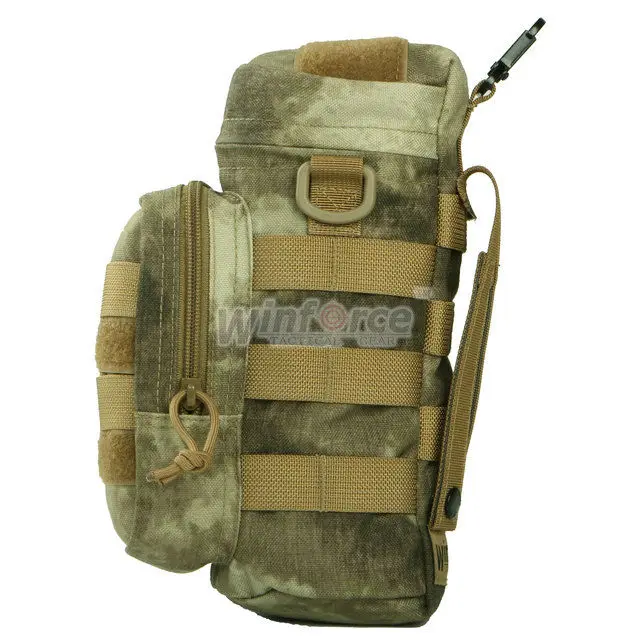 Ремень для тактического снаряжения WINFORCE/WU-15 держатель для бутылок MOLLE/ CORDURA/гарантированное качество военный и Открытый Универсальный мешочек