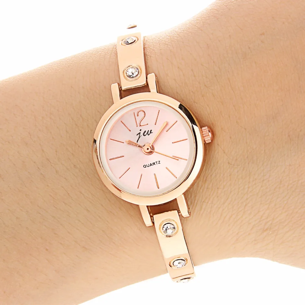 

JW-3438 lady bangle watch women rhinestone quartz watches fashion bracelet & bangle alloy acrylic lady dress wristwatches