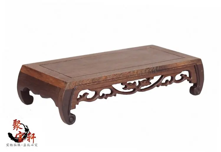 Деревянная резьба из красного дерева предметы мебели основание для цветочного