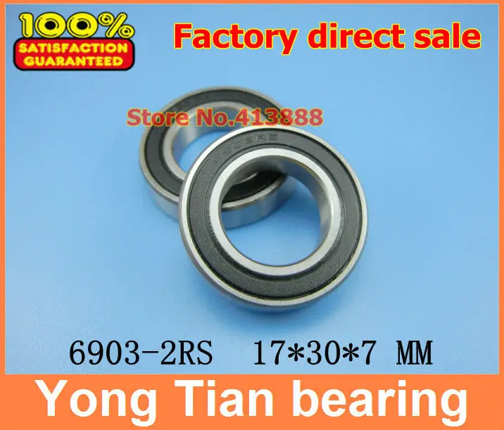 (1 шт.) тонкий настенный радиальный шарикоподшипник 6903ZZ 6903 2RS S6903ZZ S6903 17*30*7 мм|bearing