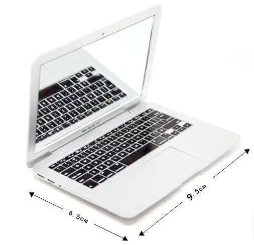 2 шт./лот Творческий Макияж зеркало MacBook Air Стиль Портативный мини Apple Тетрадь стол