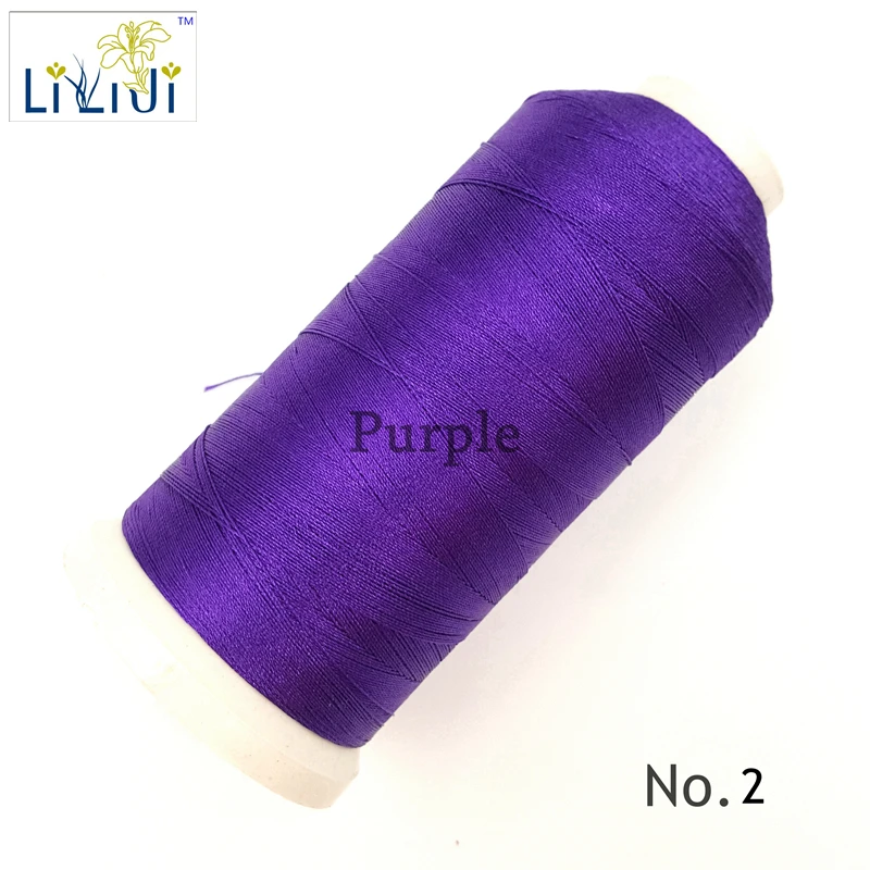 Блестящая шелковая нейлоновая ткань фиолетового цвета 3 нити 0,2 мм прибл. 1800 метра для самодельных ювелирных бусин/для кисточек № 1-5 от AliExpress WW