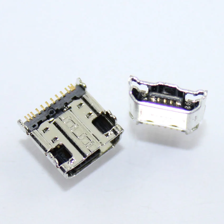 10 шт./лот разъем зарядного устройства Micro USB для Samsung Galaxy Tab 3 P5200 P3200 Jack|usb port connector|usb