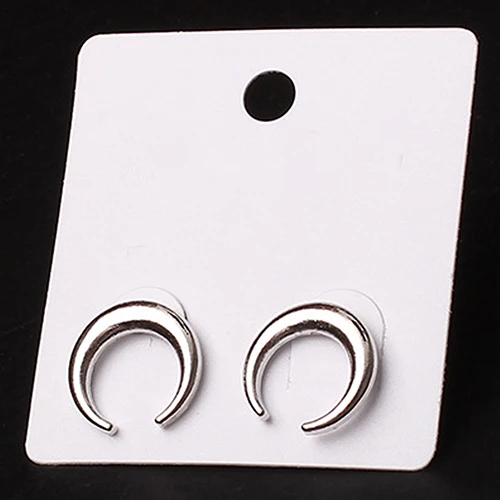 Женская Мода Корейский Стиль дугообразные Полумесяц Уха Стад Серьги|studs earrings fashion