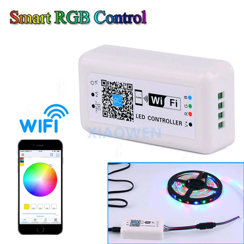 Светодиодный контроллер светодиодный мини для Iphone Ipad IOS/Android|wifi rgb controller|rgb controllerled