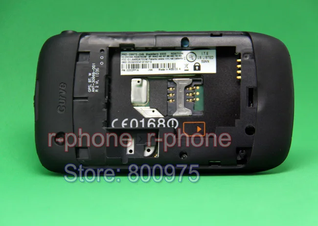 Мобильный телефон BlackBerry 9300 Curve, смартфон Blackberry OS, разблокированный 3g, Wifi, Bluetooth, мобильный телефон и красный