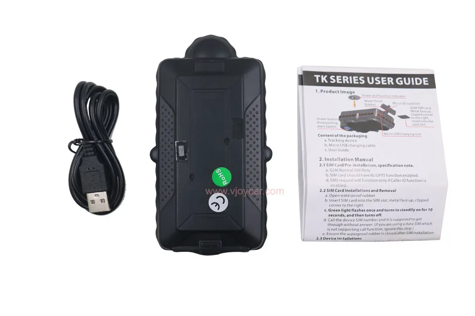 VJOYCAR TK05 большой аккумулятор портативный gps-трекер WiFi регистратор данных перезаряжаемый съемный датчик движения на аккумуляторной батарее SOS голосовой монитор