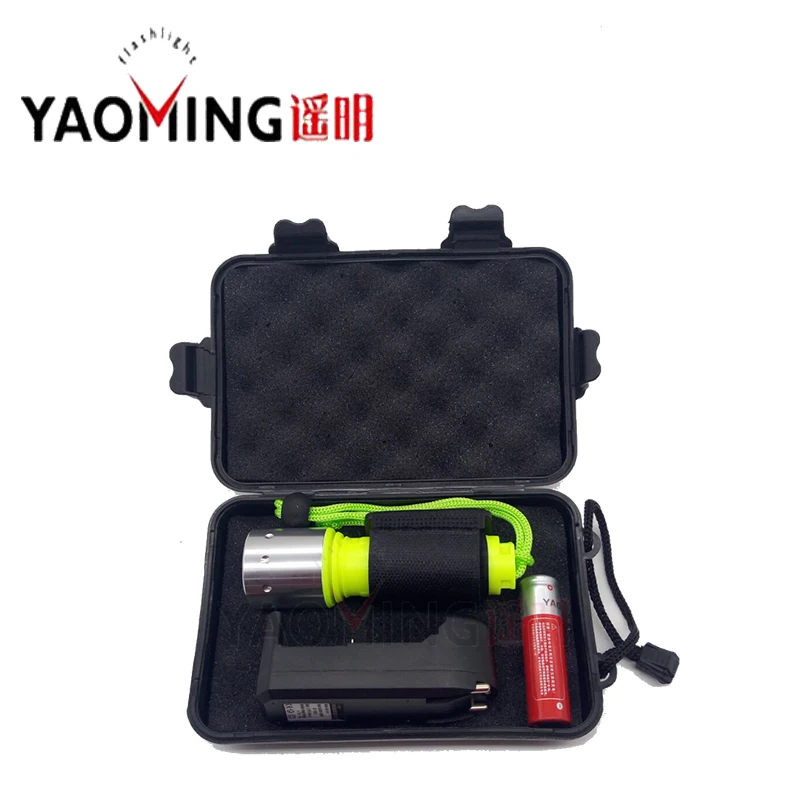 Новая Подарочная коробка CREE XM L T6 3800LM светодиодный фонарик для дайвинга 10 Вт