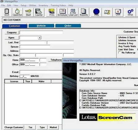 Программное обеспечение для ремонта автомобиля M itchell Manager Plus 5 9 с 2013 года 2 39 ГБ