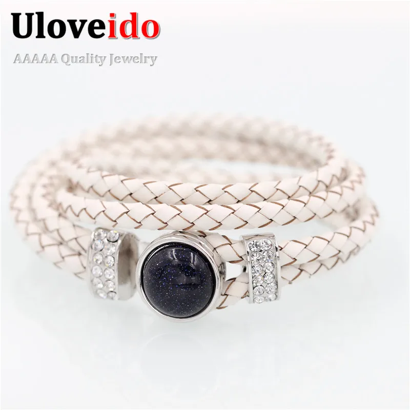 Uloveido DIY ювелирные изделия натуральный камень бирюза янтарь имбирь кристалл