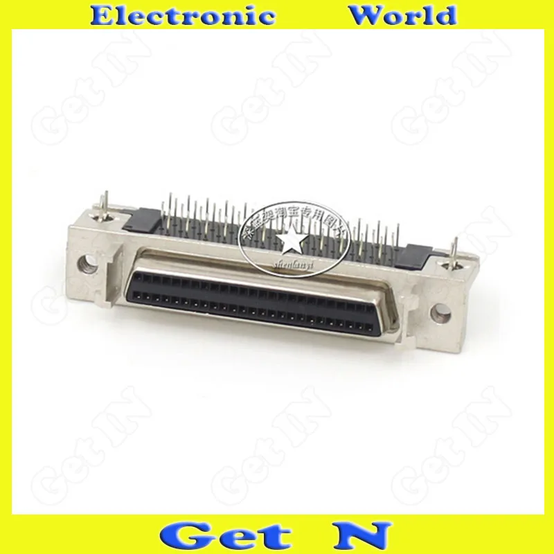 5 шт. 50 контактный разъем SCSI контактов|socket connector|l connectorsocket pcb |