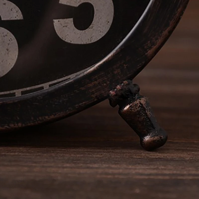 Металлические настольные винтажные часы ручной работы в американском стиле