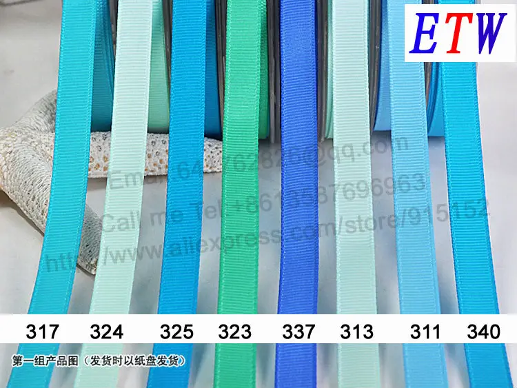4 ''(100 мм) полиэстер Grosgrain ленты 10 ярдов/партия Твердые#329 Кобальт DIY hairbows посылка