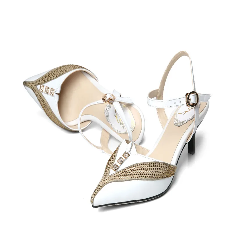 Shoe'n сказка большой бренд женщинам указал ног 34 43 из натуральной кожи