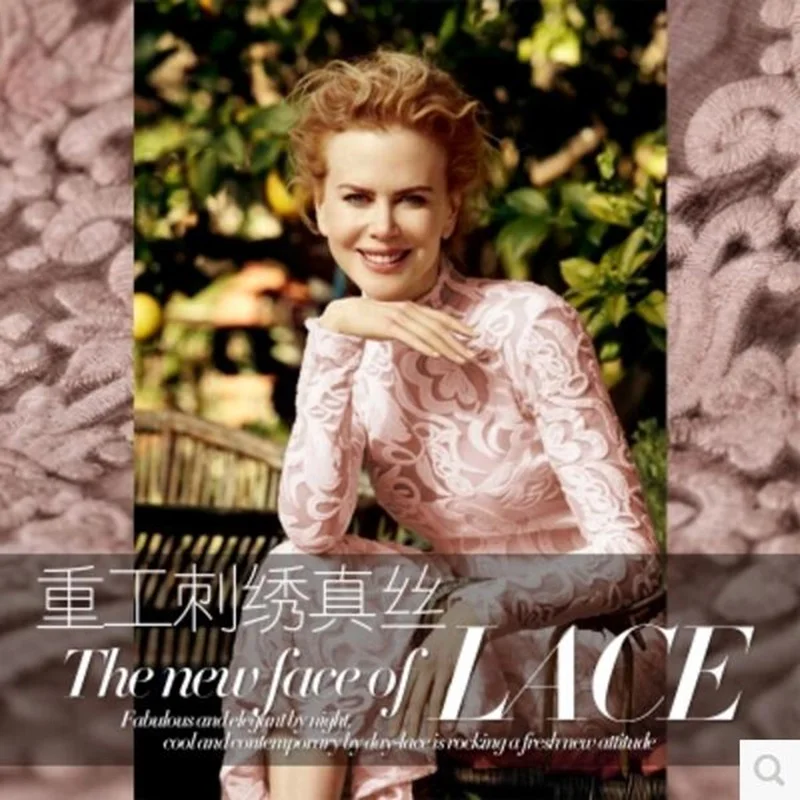 17 лет Тяжелая Весенняя вышивка кружева шелковая ткань платье шарф | Дом и сад