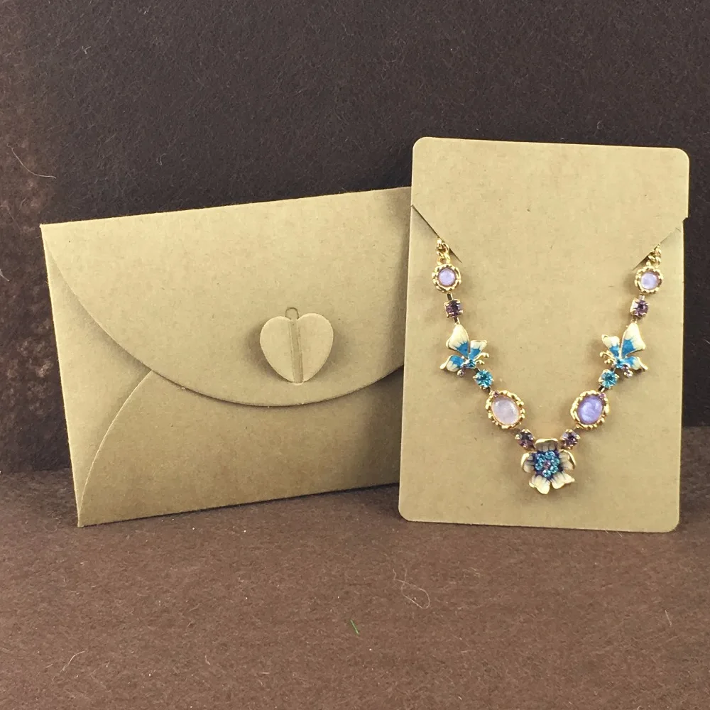 50 наборов 15*10 см Подарочная коробка из крафт бумаги упаковка в виде сердца 12 5*9