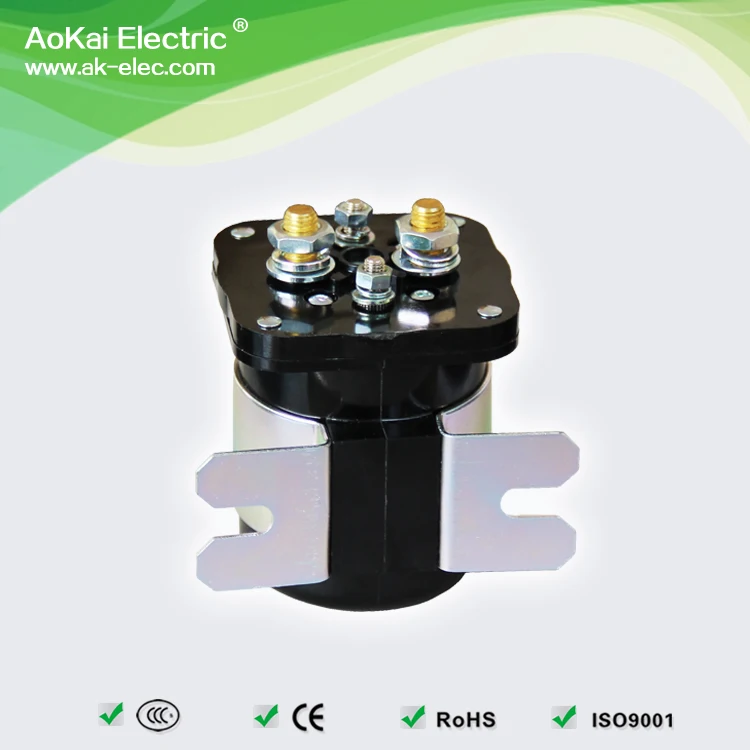 Один полюс 660в напряжение катушки непрерывной работы долг 12 В 200A магнитный DC