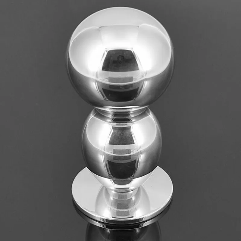 Zerosky мужские и женские металлические большие анальные пробки твердый