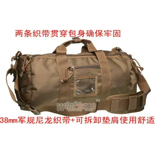 Ремень для тактического снаряжения WINFORCE/WS-15 круглая веревочная сумка/ CORDURA/гарантированное качество Военная и наружная сумка через плечо