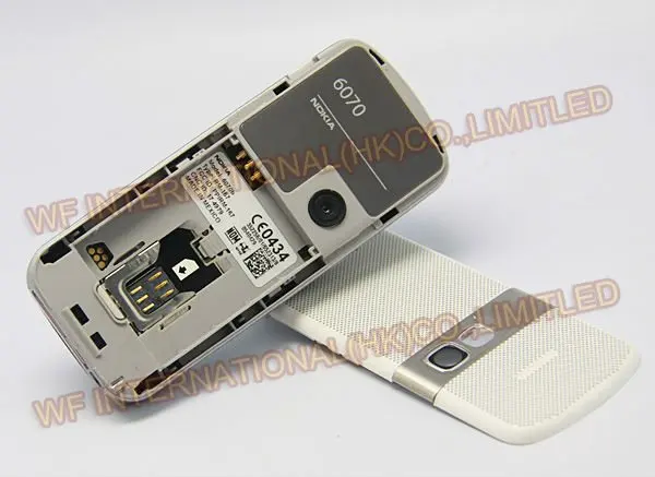 Восстановленный Мобильный телефон Nokia 6070 разблокирован 2G GSM сотовый телефон камера русский язык