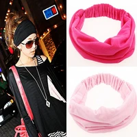 1pcs wide cotton stretch elastic beauty hair wash headband hair accessories turban headwear bandage head hair band