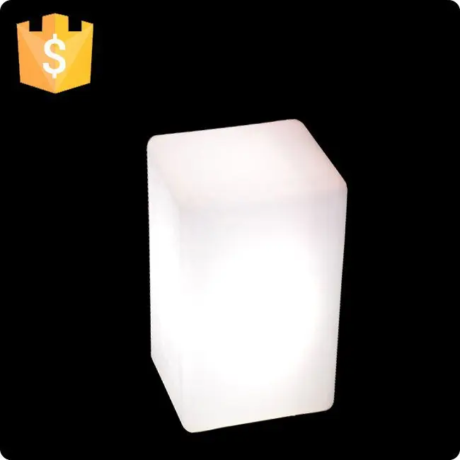 L10* W10* H15cm SK-LF03F светодиодный настольный светильник современный декоративный 16 цветов мини-куб водонепроницаемый IP65 для спальни отеля 1 шт