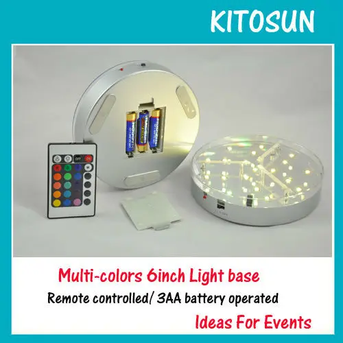 Наргиле, курение кальяна освещение Kitosun 6 дюйм RGB Цвет изменение центральным чашка для светодиода свет база с пультом дистанционного управления Управление для свадьбы