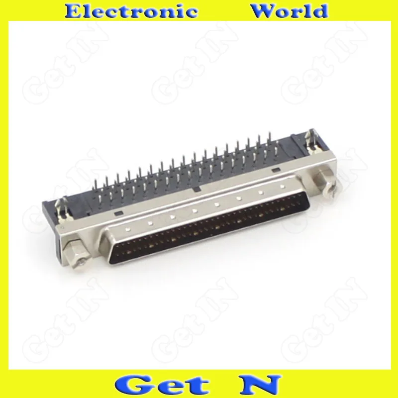 5pcs SCSI Head SCSIDB68 Male Connector SCSI68 Elbow Adapter 90 Degree Plug Socket | Обустройство дома