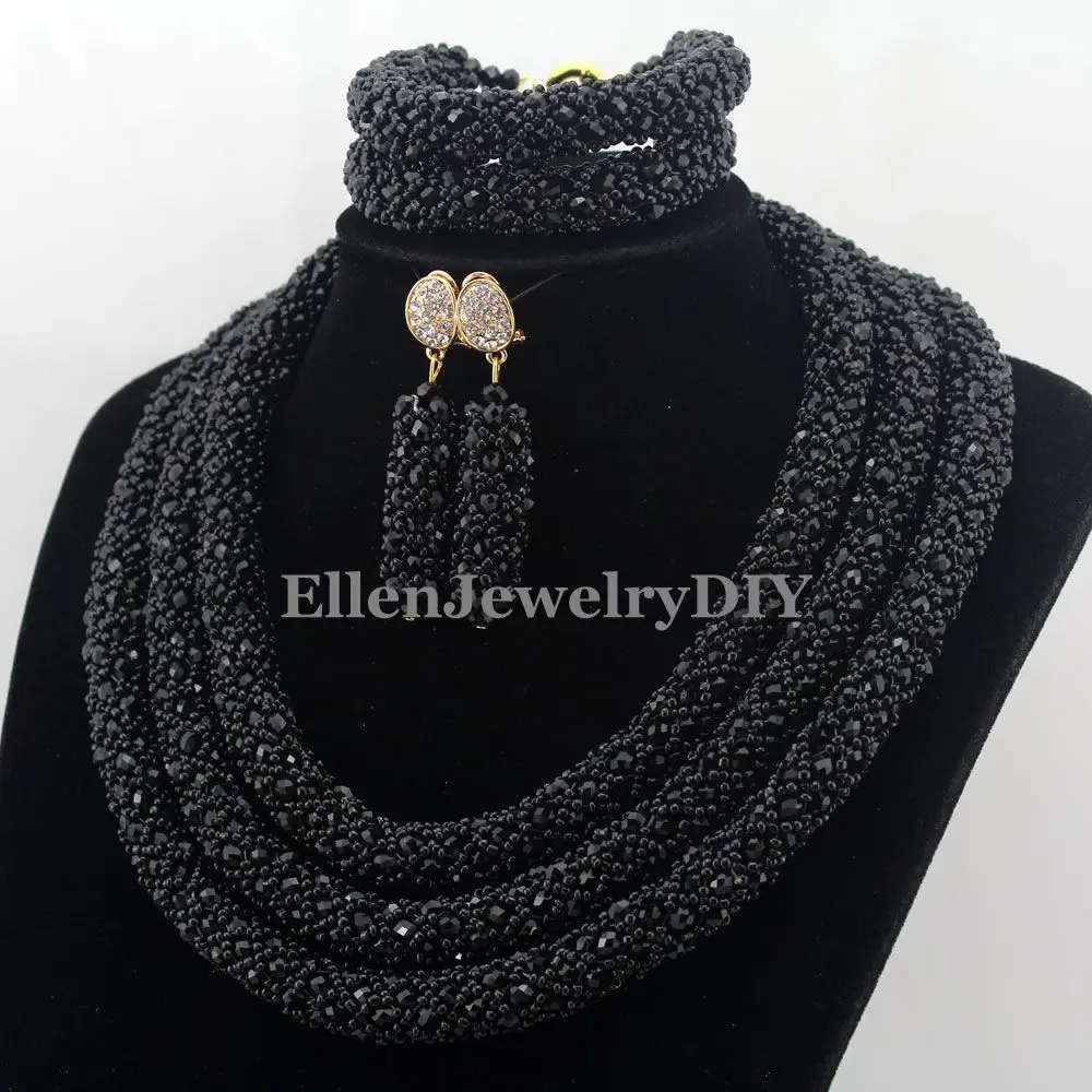 Нигерийские Свадебные африканские бусины популярный классический комплект