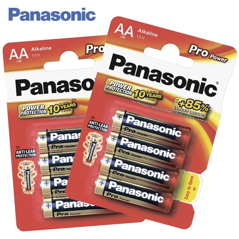 Щелочные батарейки Panasonic LR6XEG/4BP AA 1.5В 8 шт.|aa alkaline|alkaline aa batteriesaa 1.5v |