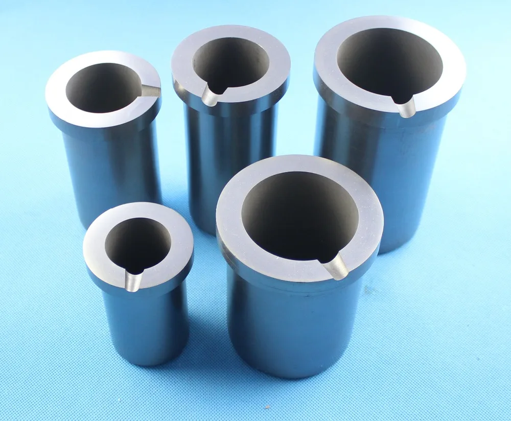 Высокочистый графитовый тигель индукционный нагреватель для плавления золота 2