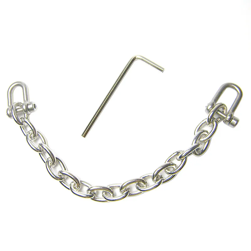 Взрослые бондаж секс-игрушки для пар 1 шт. из нержавеющей стали Chian наручников Zerosky