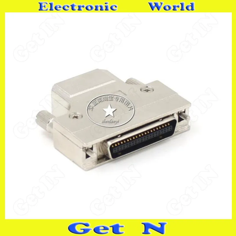 30pcs FMC50M-AS SCSI Connector Iron Shell HPCN50 Pin Crimping Male End Interface Cable Plug | Обустройство дома