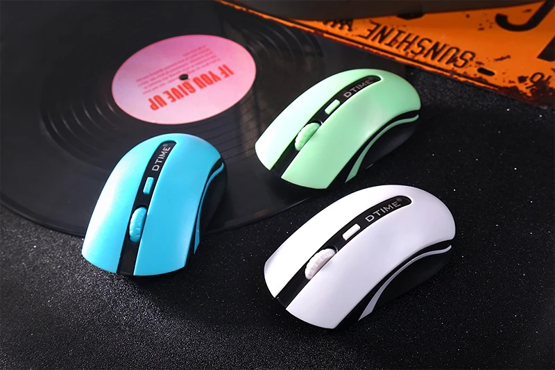 Оптовая продажа бренд Mini USB 2 4g бесшумная ультратонкая беспроводная мышь ноутбук