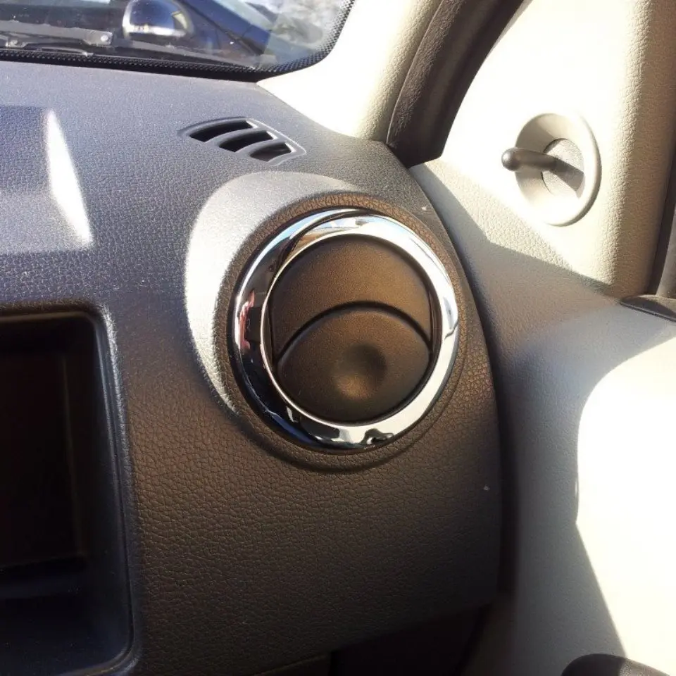 Хром окантовки воздуховодов для Renault Logan / Sandero (4 шт./компл.) нержавеющая сталь|air vent