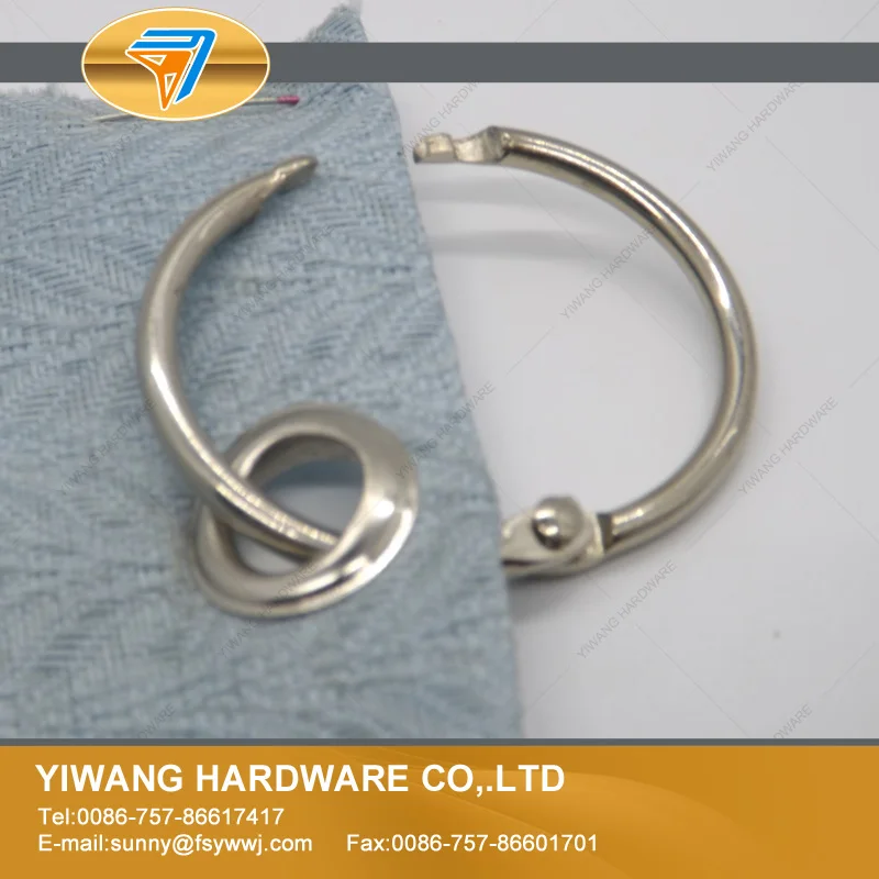 

Manufacturer direct Aliexpress hot sale high quality postcard binding ring nickel plating hanging ring 10pcs/package