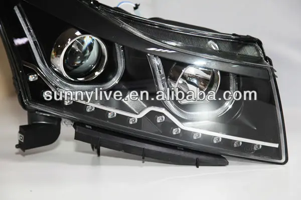 Для CHEVROLET Cruze светодиодный налобный фонарь angel eyes 2009-2011 V7 type