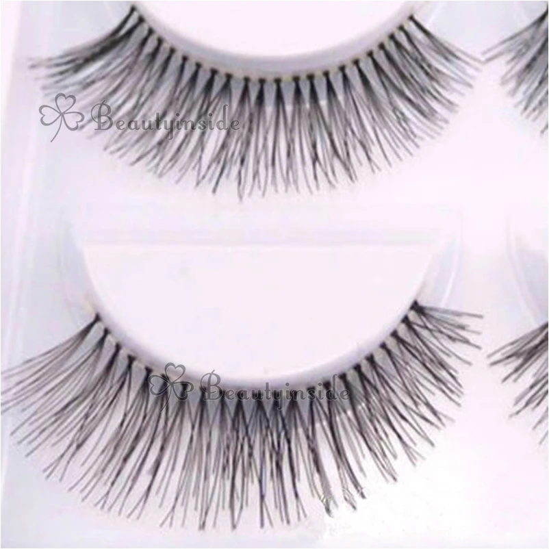 10 шт. / 1 компл. природный редкие крест ресницы расширение макияж накладные