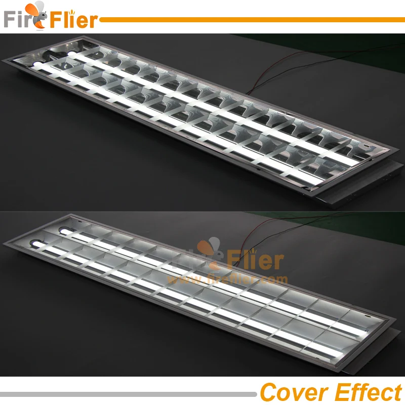 Бесплатная доставка 10 шт./лот G13 встроенный t8 квадратный (600*600 мм 1200*600 мм) 3*18 Вт