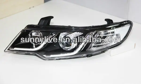 Для KIA Forte Cerato светодиодный ангельские глазки фары 2009-13 лет LDV2 Тип