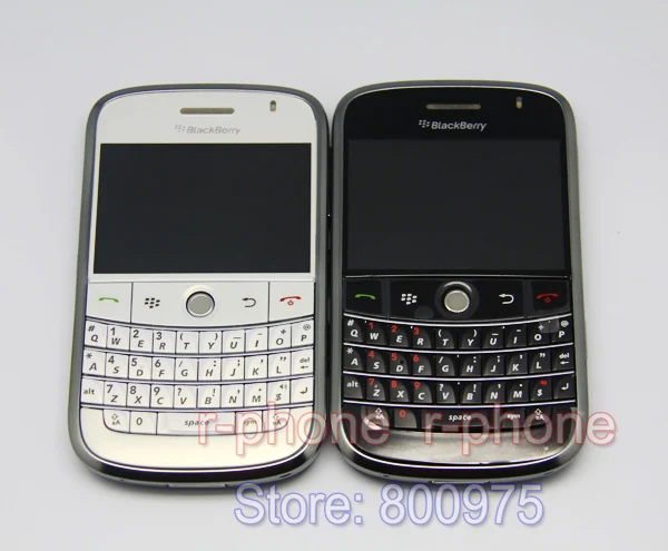 Отремонтированный 9000 мобильный телефон Blackberry 9000 Bold мобильный телефон разблокирован 3g gps Wi-Fi Bluetooth и один год гарантии